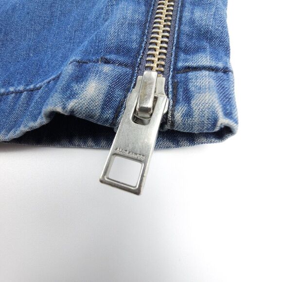 ALLSAINTS Eliza Slouchy Denim Trouser Chambray Jogger Pants Lagenlook Boho Lagom - Picture 7 of 8